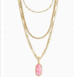NEW Kendra Scott Elisa Gold Triple Strand Necklace